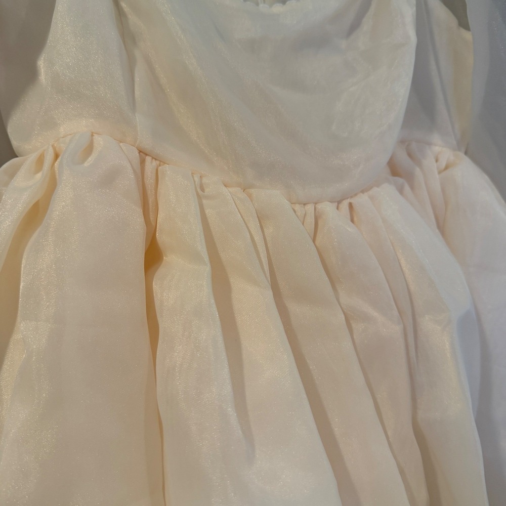 Selkie The Puff Gown Lamb Organza Maxi Dress SKPO1132L-LAMB-M Medium - Picture 13 of 15
